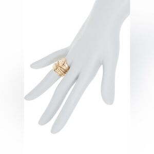 Melrose and Market Set of 5 Moon Signet Assorted Rings